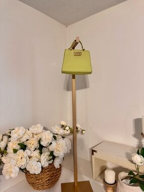 Zac Posen Lime Green Mini Top-Handle Bag